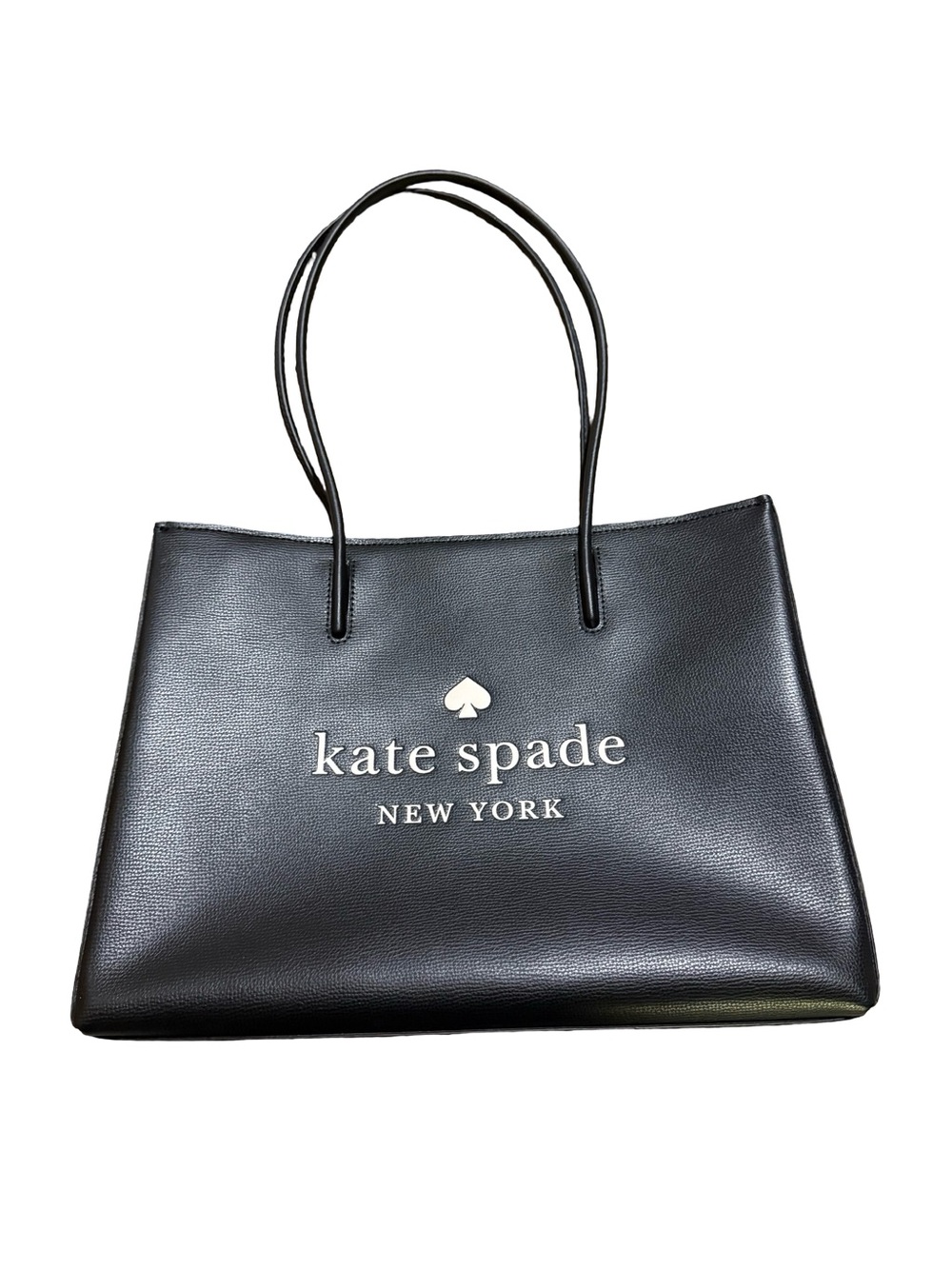 Kate Spade Trista Large Shopper Tote Black Leather